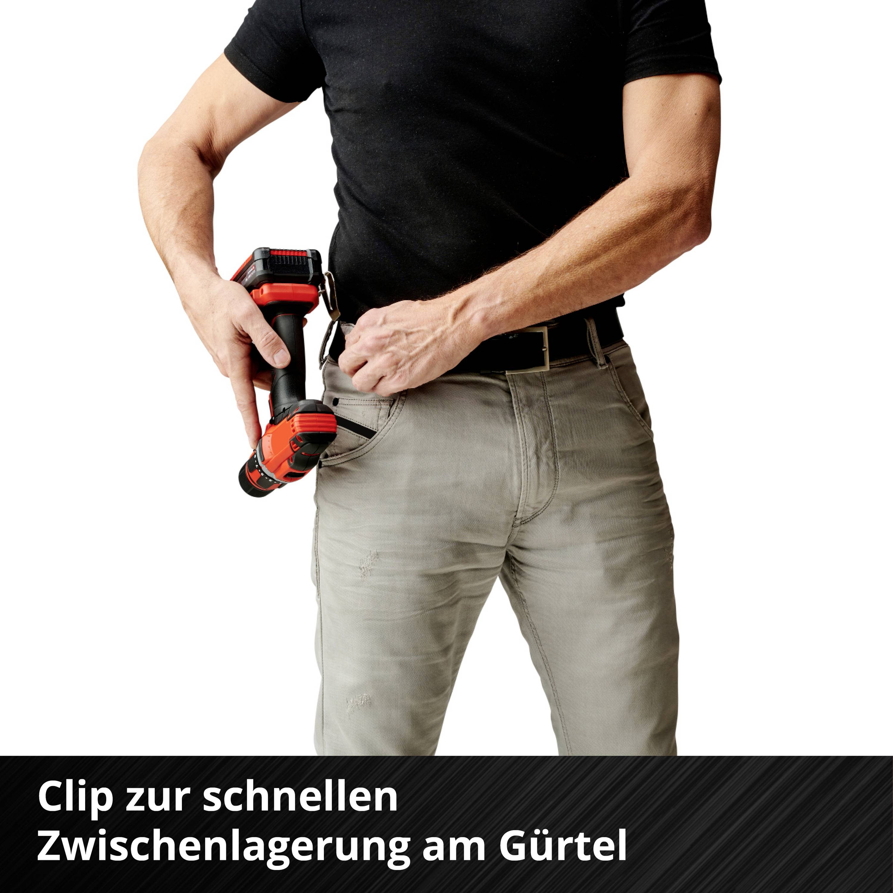 Einhell Power X-Change TE-CD 18/40 Li +69 (2x2,0 Ah) 4513934 Akku-Bohrschrauber 18 V 2.0 Ah Li-Ion inkl. Koffer, inkl. Akku, inkl. Ladegerät, mit Zu