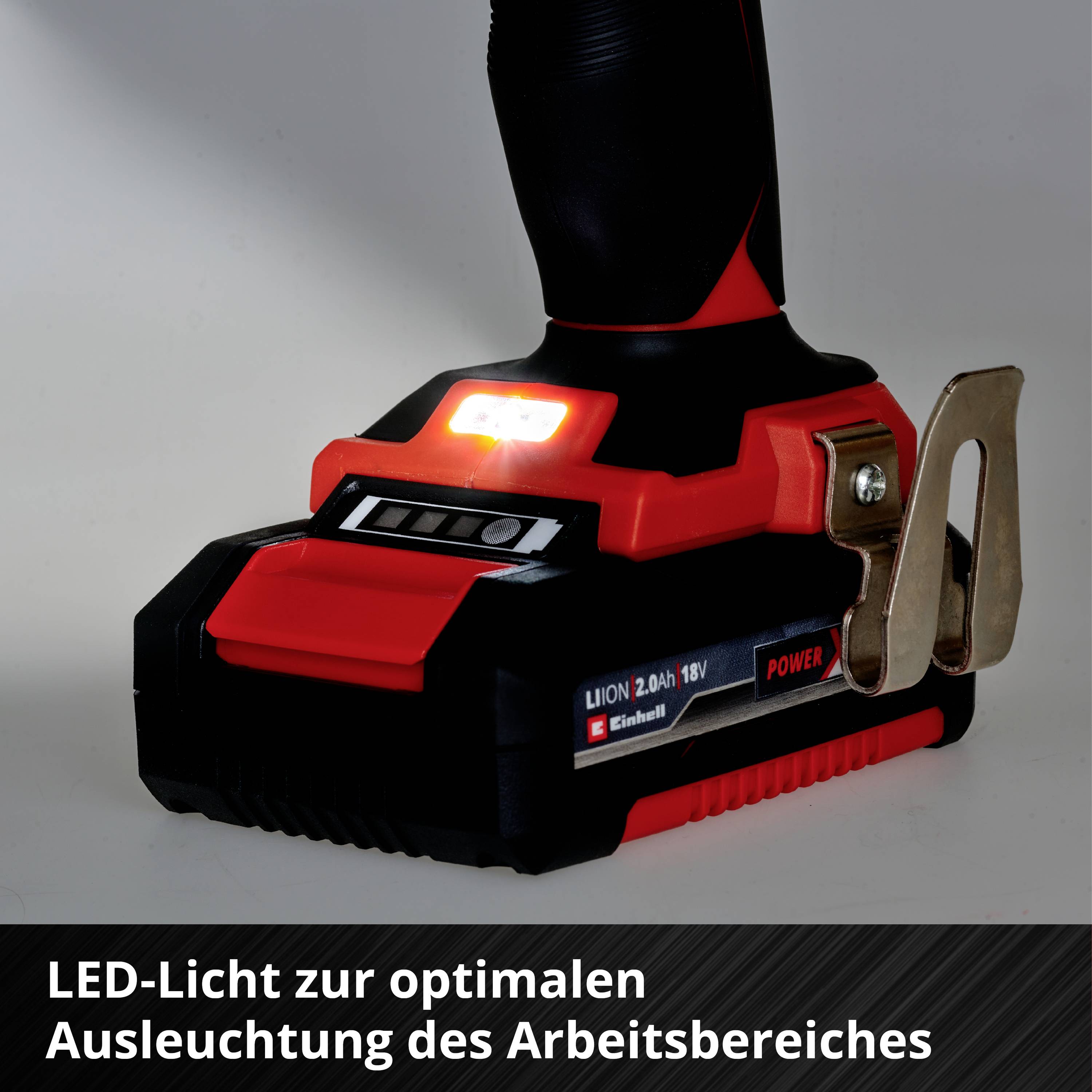 Einhell Power X-Change TE-CD 18/40 Li +69 (2x2,0 Ah) 4513934 Akku-Bohrschrauber 18 V 2.0 Ah Li-Ion inkl. Koffer, inkl. Akku, inkl. Ladegerät, mit Zu