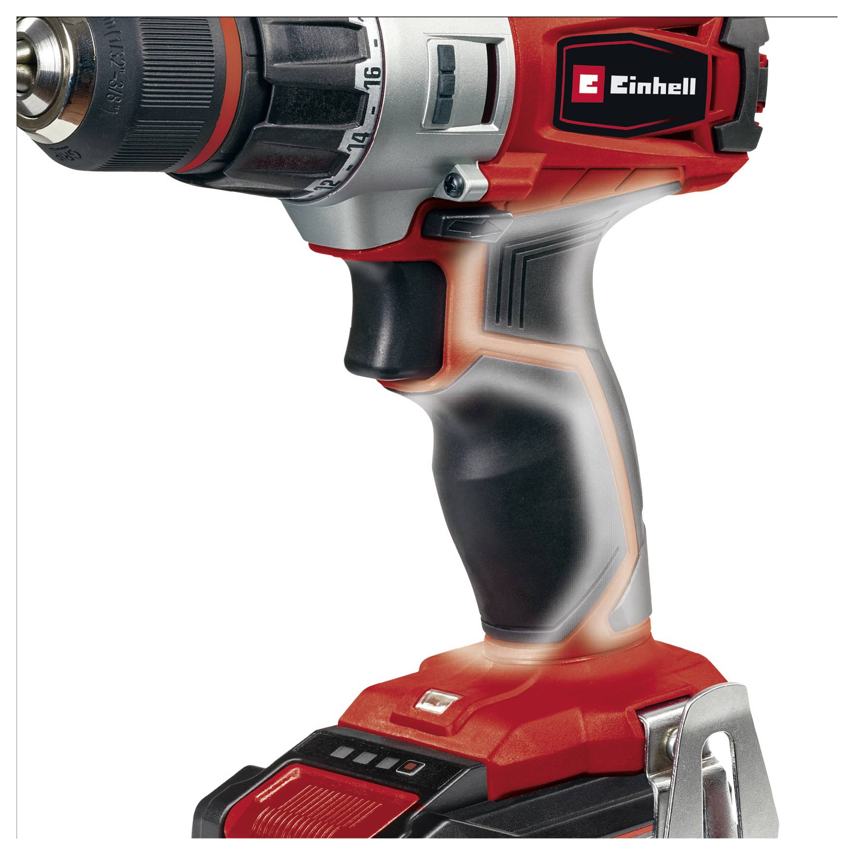 Einhell Power X-Change TE-CD 18/2 Li +39 (1x2,5 Ah) 4514219 Akku-Bohrschrauber 18 V 2.5 Ah Li-Ion inkl. Akku, inkl. Ladegerät, inkl. Koffer