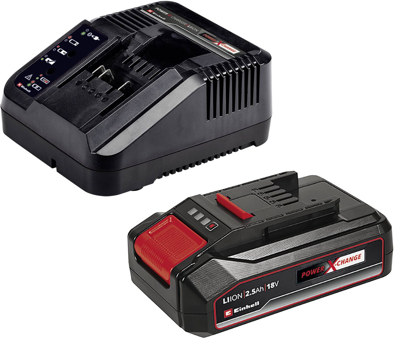 Einhell Power X-Change TE-CD 18/2 Li +39 (1x2,5 Ah) 4514219 Akku-Bohrschrauber 18 V 2.5 Ah Li-Ion inkl. Akku, inkl. Ladegerät, inkl. Koffer