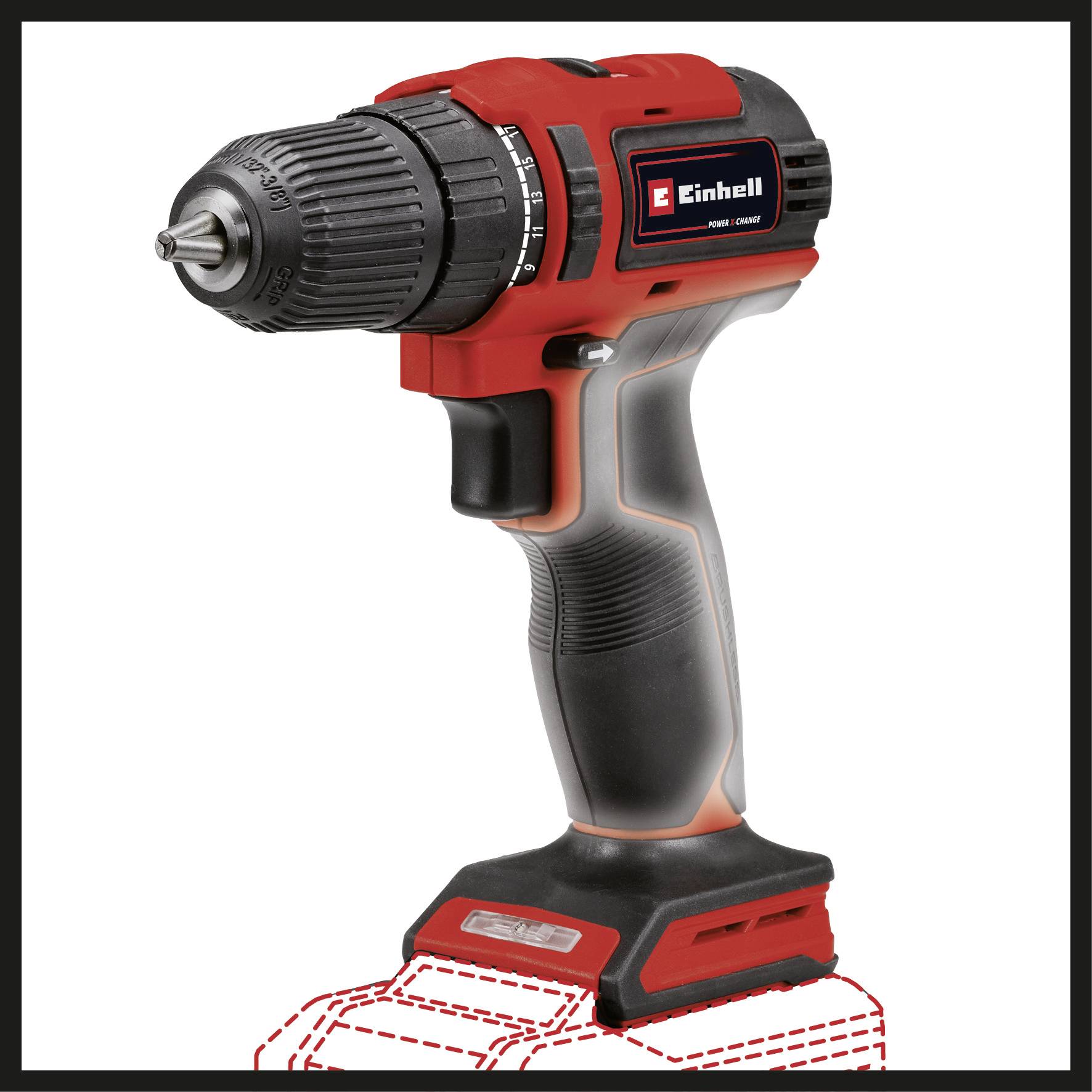 Einhell Power X-Change TE-CD 18/40 Li BL - Solo 4513997 Akku-Bohrschrauber 18V Li-Ion ohne Akku, ohne Ladegerät