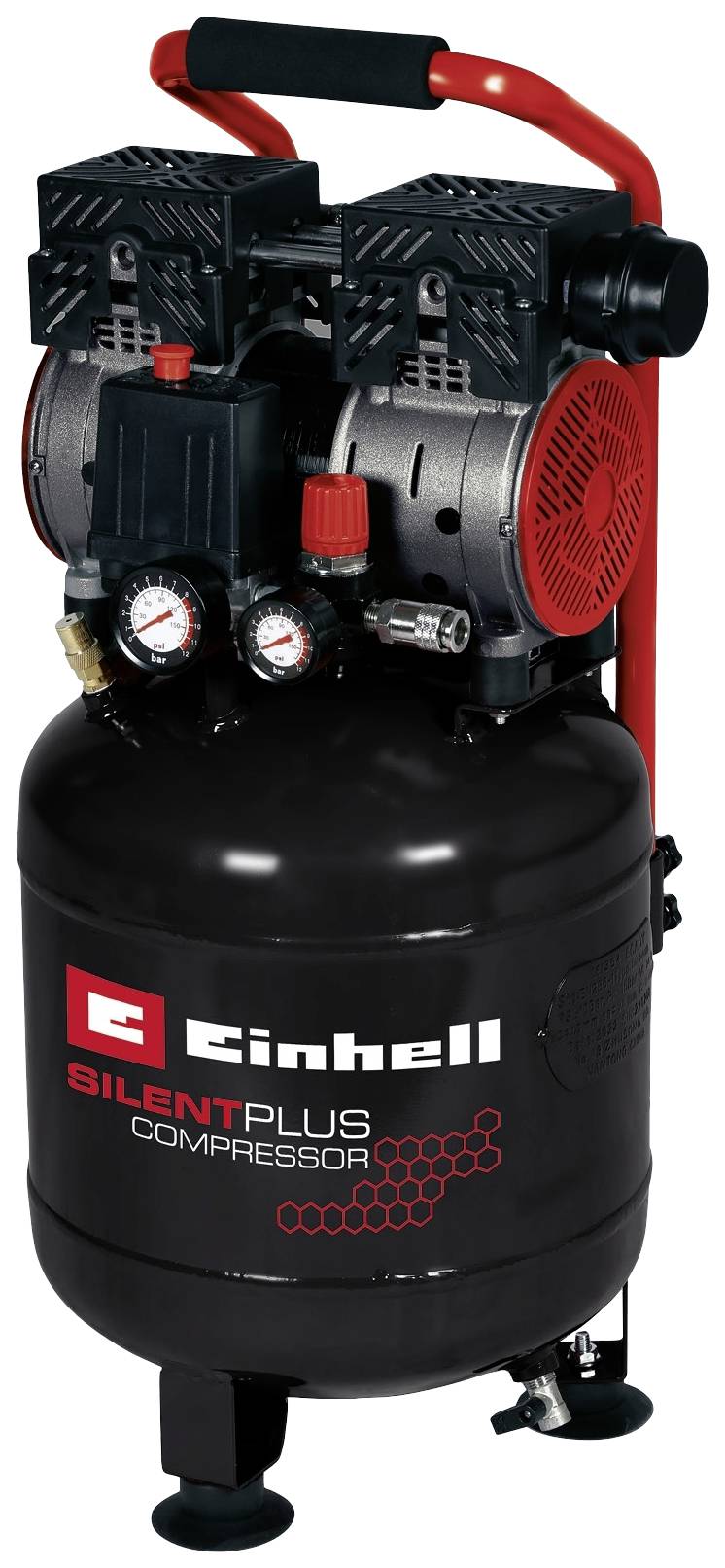 Einhell Druckluft-Kompressor Kompressor TE-AC 135/24 Silent Plus 24 l