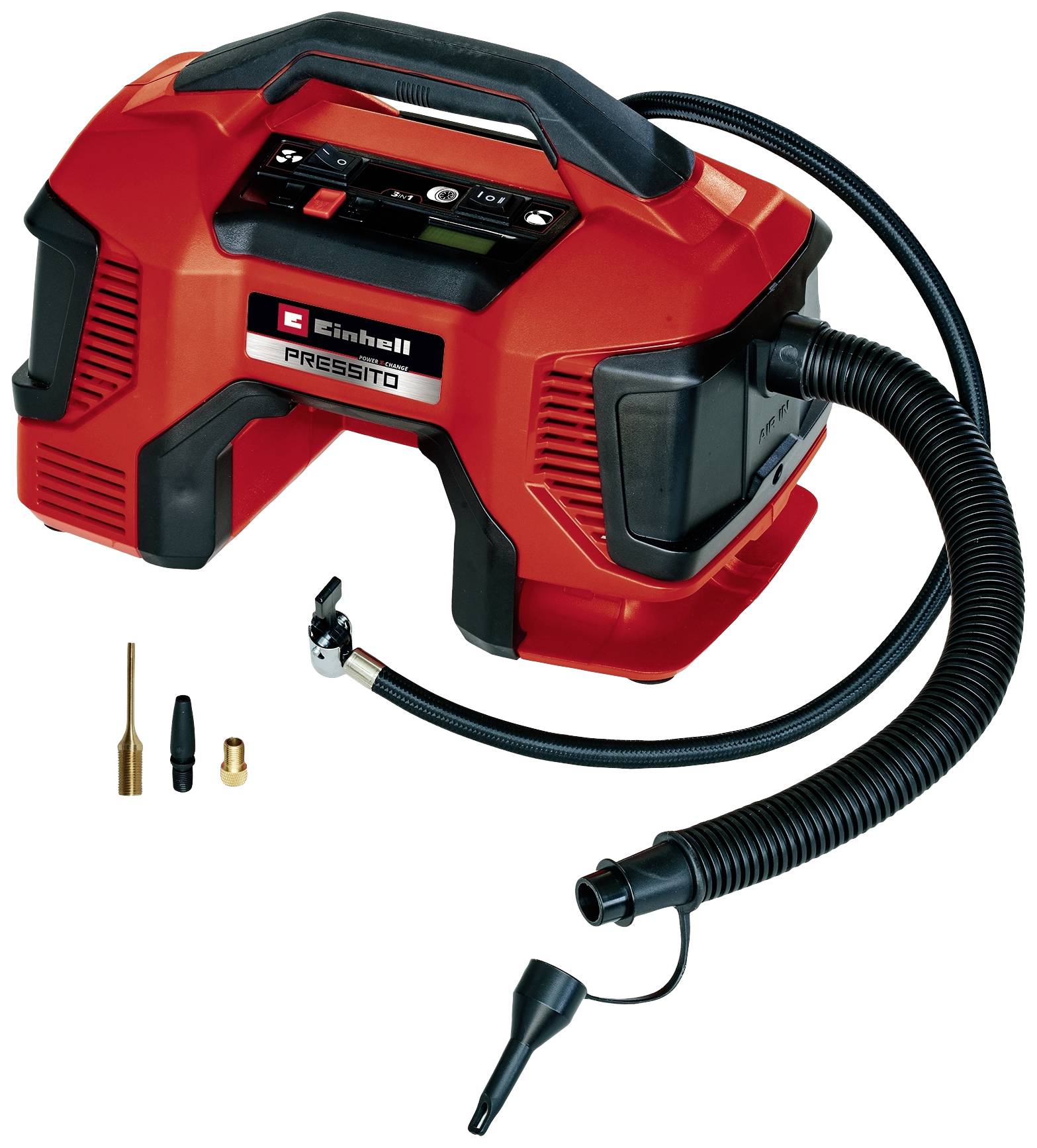 Einhell 4020467 Kompressor Power X-Change PRESSITO 18/21 10 bar Digitales Display