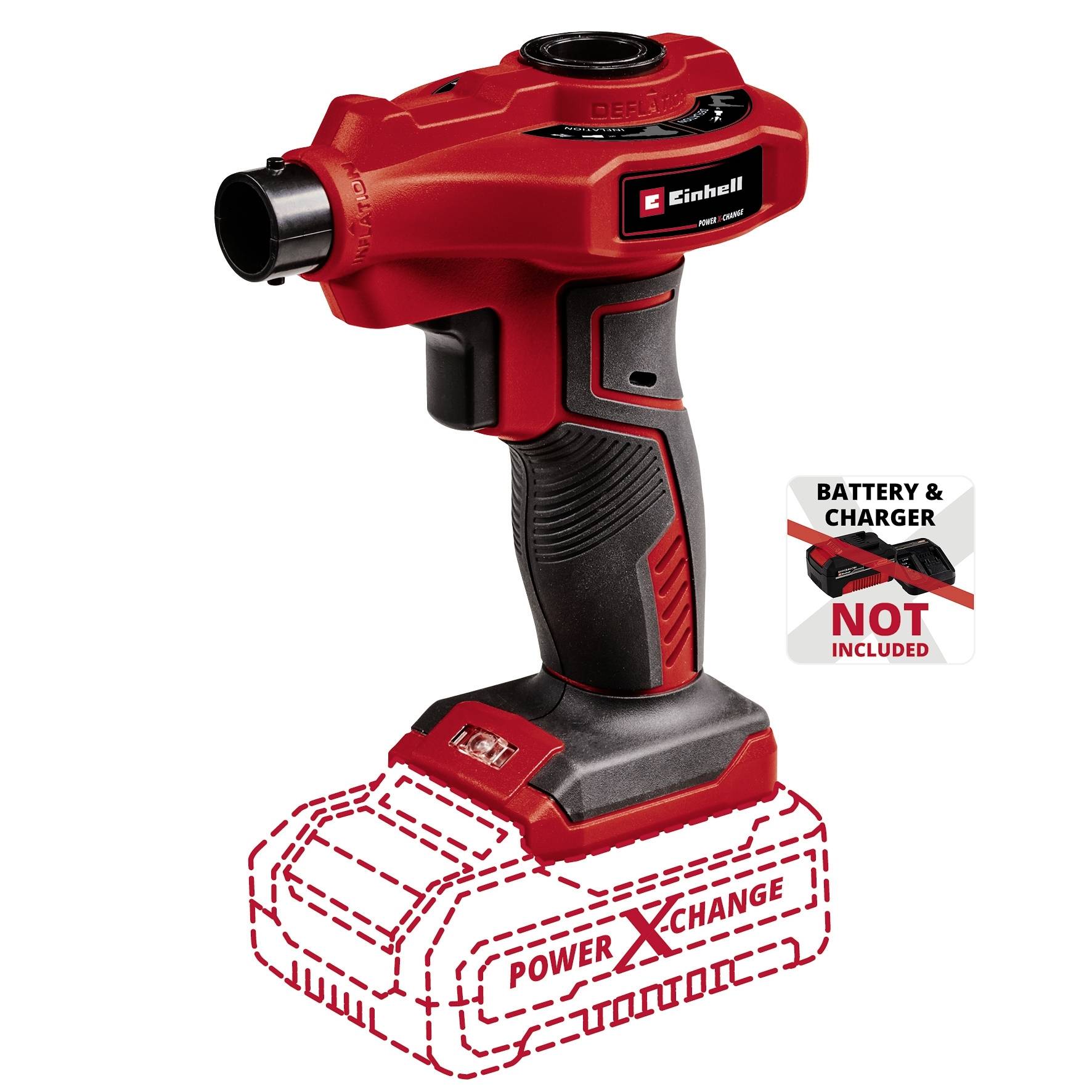 Einhell 2070110 Volumenpumpe Power X-Change CE-AP 18 Li-Solo 0.053 bar