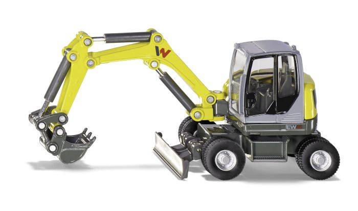 SIKU Spielwaren Baufahrzeug Modell Wacker Neuson Mobilbagger EW65 Fertigmodell Baufahrzeug Modell