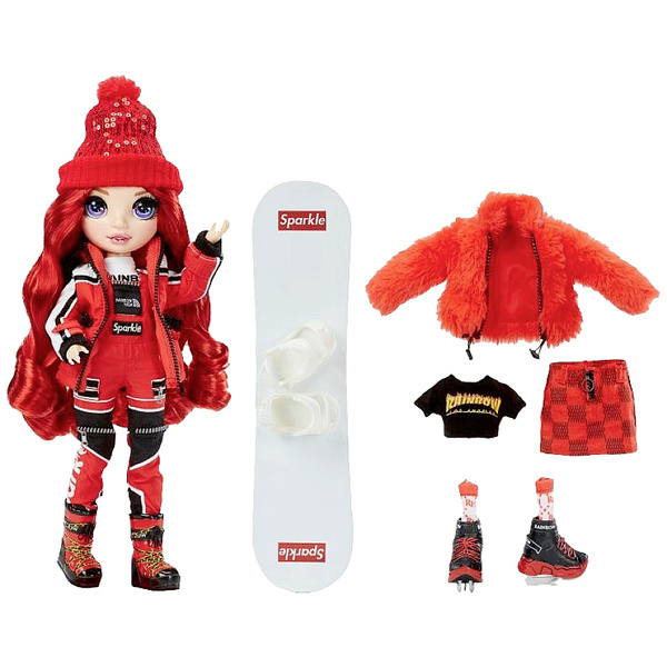 Rainbow High Winter Break Fashion Doll- Ruby Anderson (Red) 574286EUC