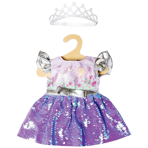 Pu-Kleid Fee und Einhorn, Gr. 35-45cm Pu-Kleid Fee und Einhorn, Gr. 35-45cm