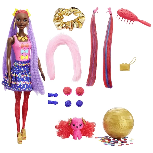 Mattel Mattel HBG40 Barbie Color Reveal Hair Feature Spielset - Bows HBG40 Mattel Mattel HBG40 Barbie Color Reveal Hair Feature Spielset - Bows HBG40