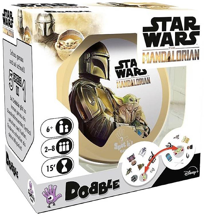Asmodee ZYGD0008 Dobble Star Wars The Mandalorian