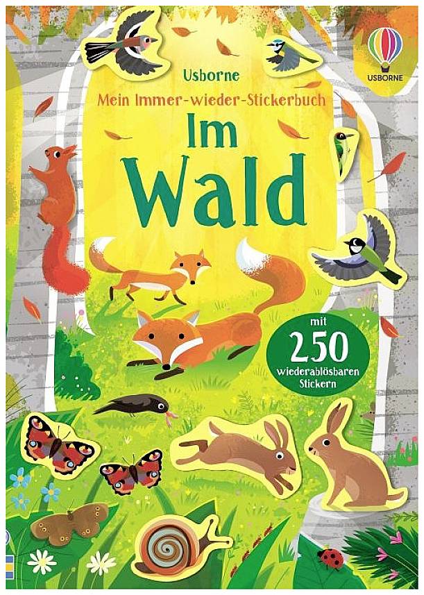 Vedes Mein Immer-wieder-Stickerbuch: Im Wald 791553