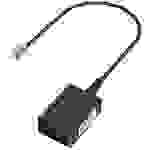 Hama Telefon (analog) Anschlusskabel [1x RJ11-Stecker 6p4c - 1x TAE-F-Buchse] 0.2 m Schwarz