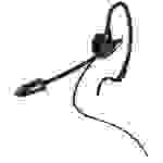Hama In-Ear-Headset téléphone Oreillette filaire Mono noir volume réglable, Mise en sourdine du microphone