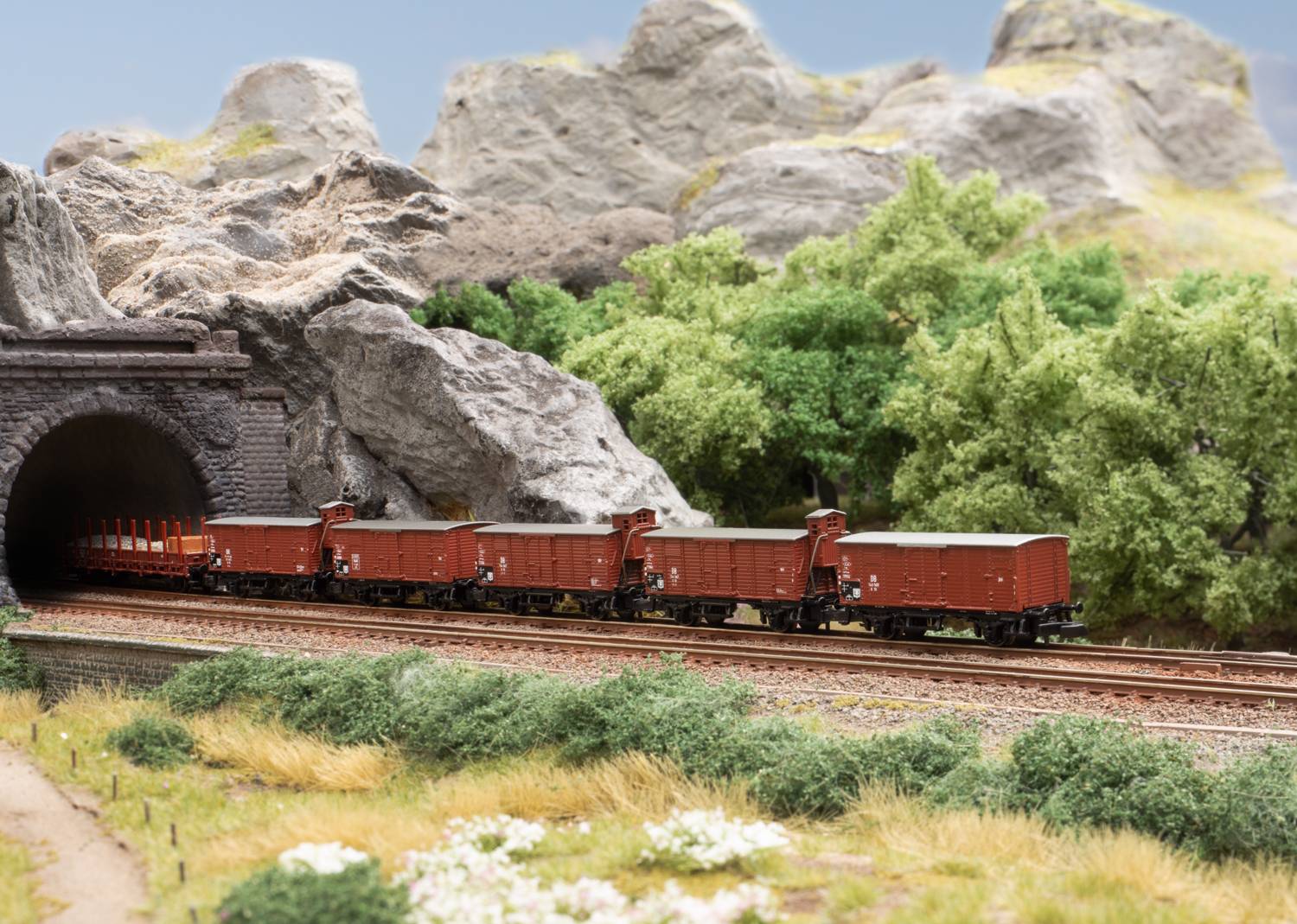 Märklin 86605 Z 5er-Set Güterwagen G 10 der DB