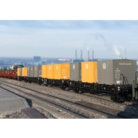 Märklin 46661 H0 Behälter-Transportwagen-Paar Laabs der DB Märklin 46661 H0 Behälter-Transportwagen-Paar Laabs der DB