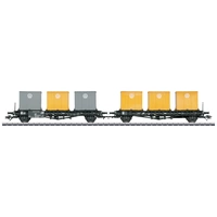 Märklin 46661 H0 Behälter-Transportwagen-Paar Laabs der DB Märklin 46661 H0 Behälter-Transportwagen-Paar Laabs der DB