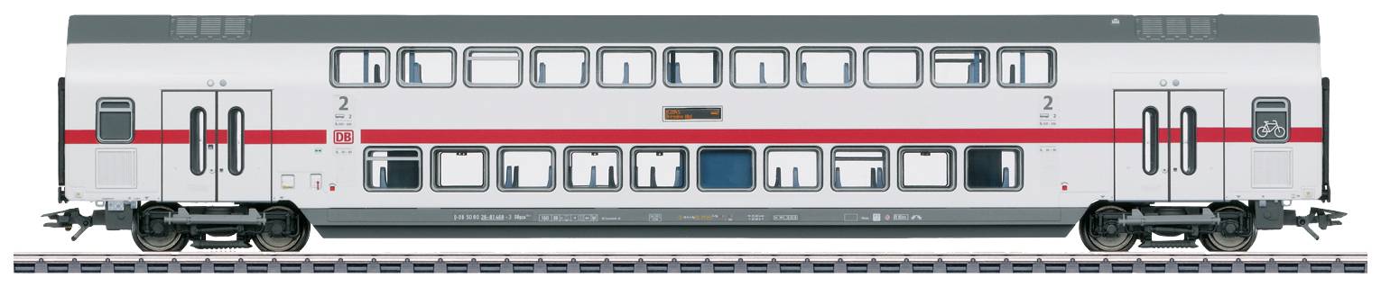 Märklin 43490 H0 IC2 Doppelstock-Mittelwagen der DB-AG DBpza 682.2, 2.Klasse