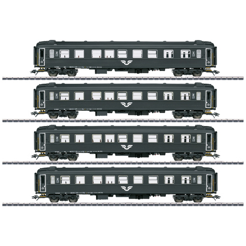 Märklin 43788 H0 4er-Set Personenwagen B1 der SJ