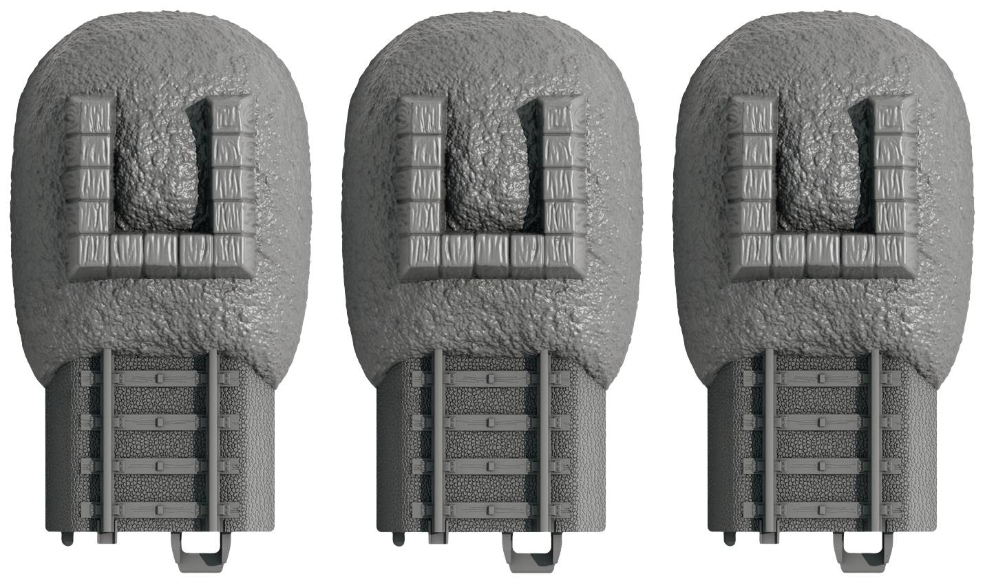 Märklin World 23978 H0 my world - Kunststoffgleis-Prellbock, 3er-Set