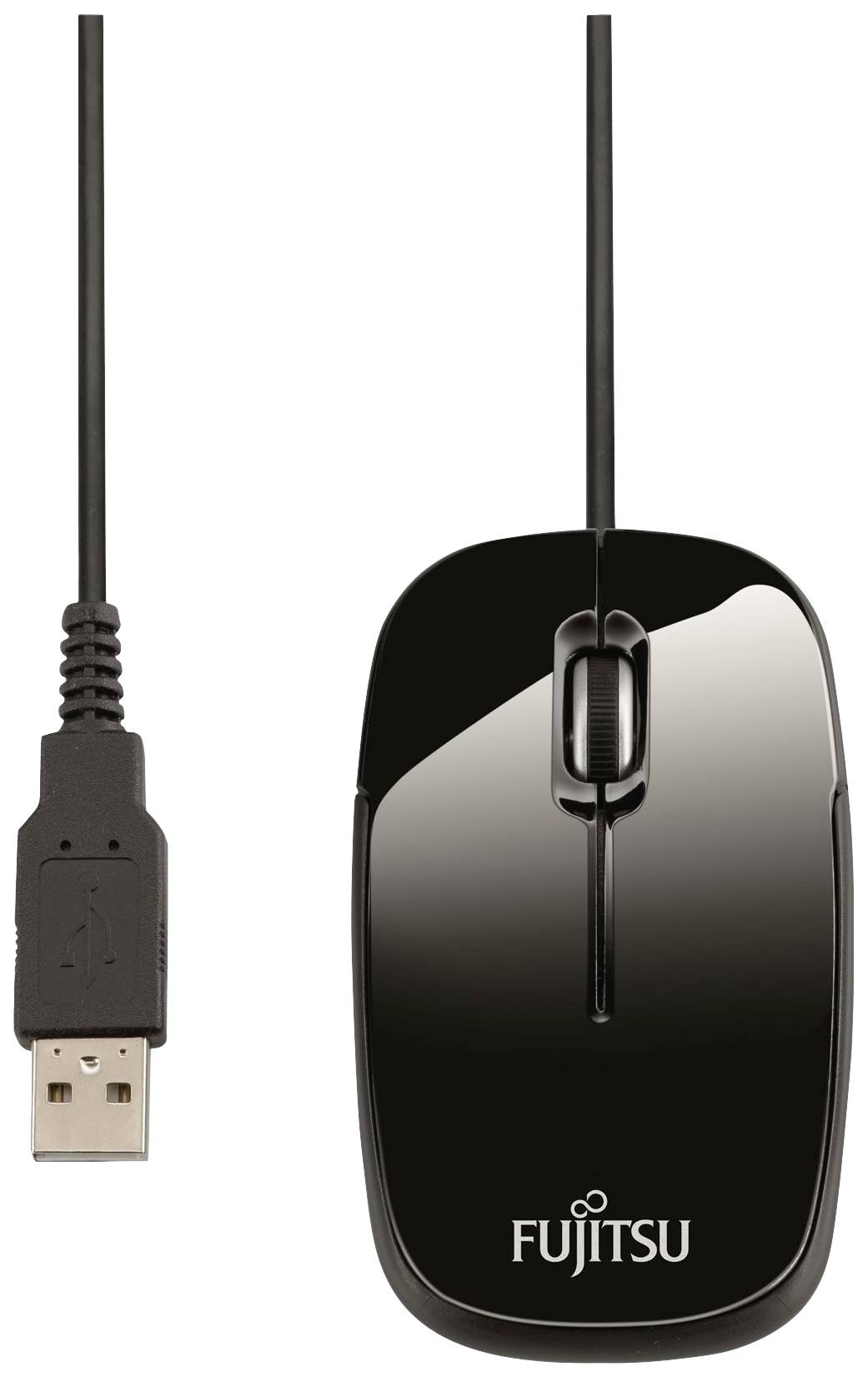 Fujitsu M420 Maus USB Optisch Schwarz 3 Tasten 1000 dpi