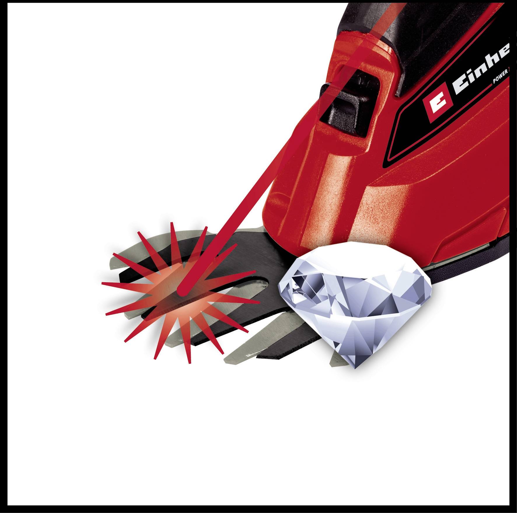 Einhell 3410382 Power X-Change GC-CG 18/1 Li-Solo Akku Grasschere ohne Akku, ohne Ladegerät 18V