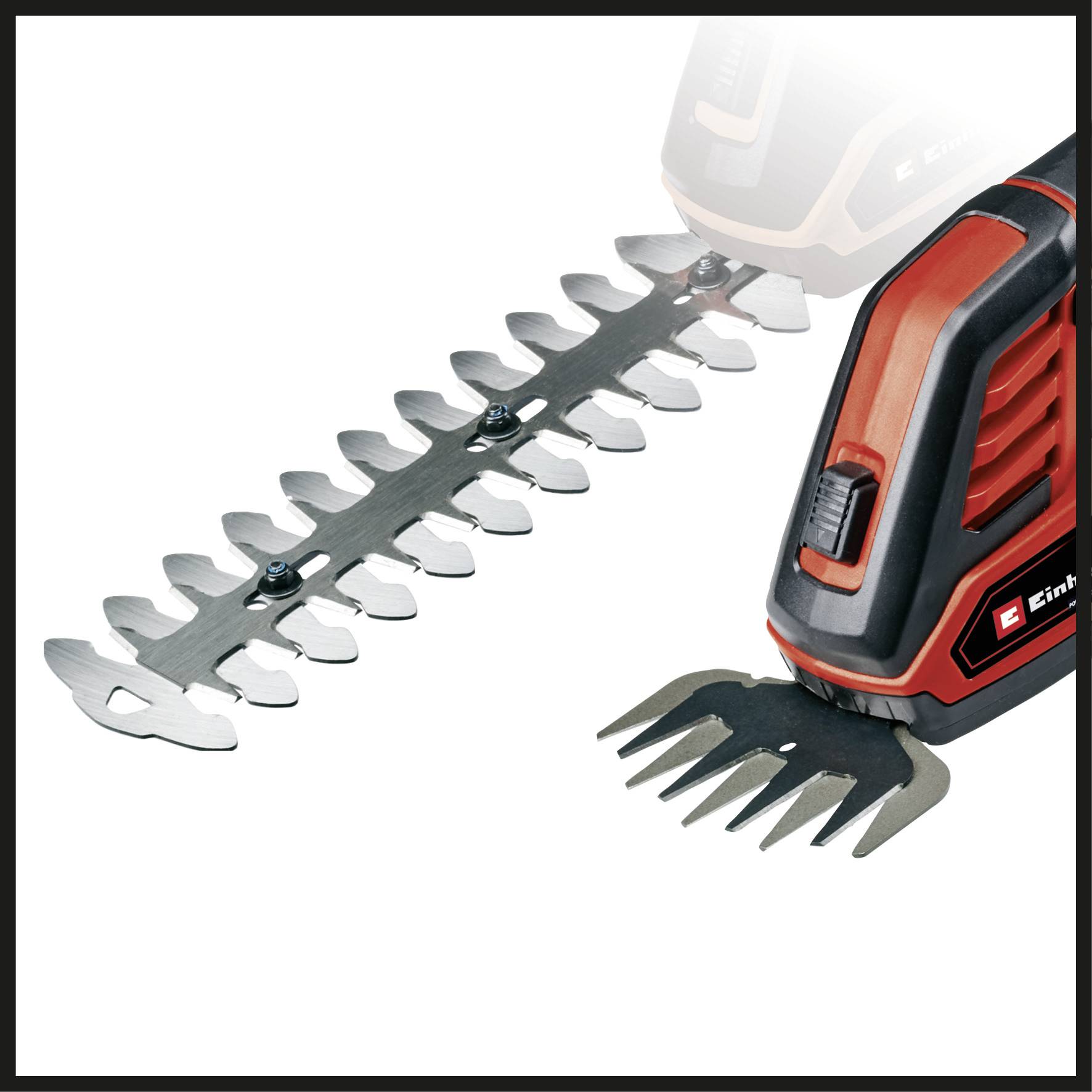 Einhell 3410313 Power X-Change Akku-Gras- und Strauchschere GE-CG 18/100 Li-Solo Akku Grasschere Softgriff