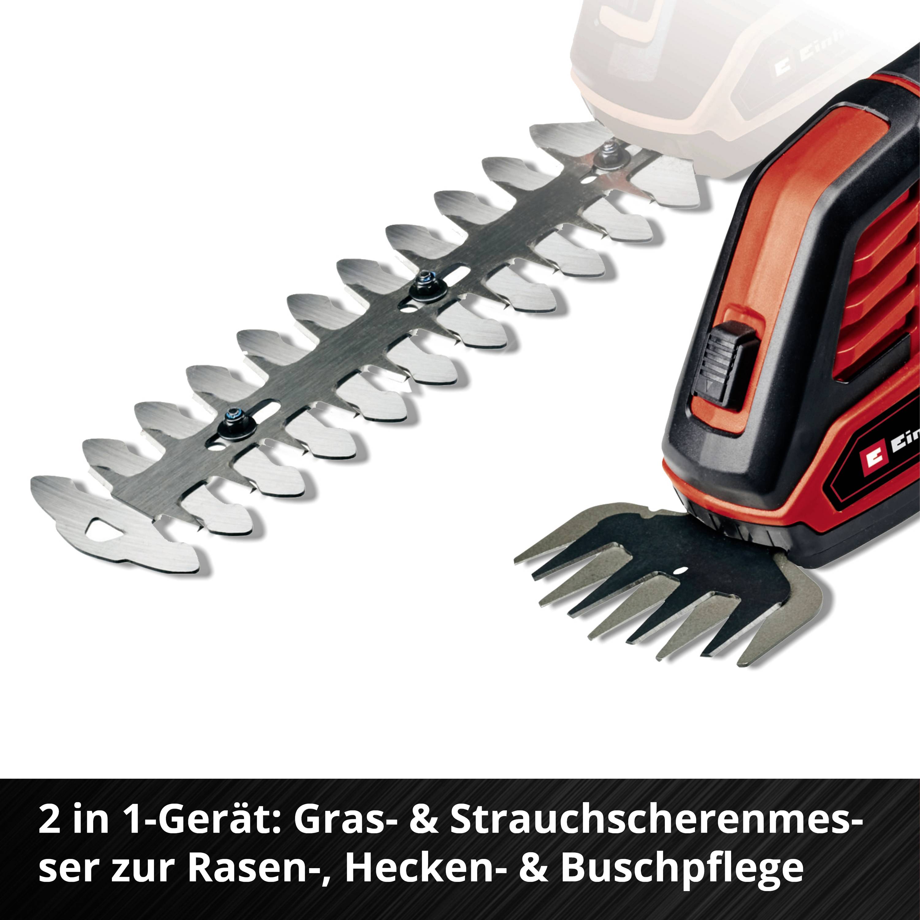 Einhell 3410310 Power X-Change Akku-Gras- und Strauchschere GE-CG 18/100 Li T-Solo Akku Grasschere