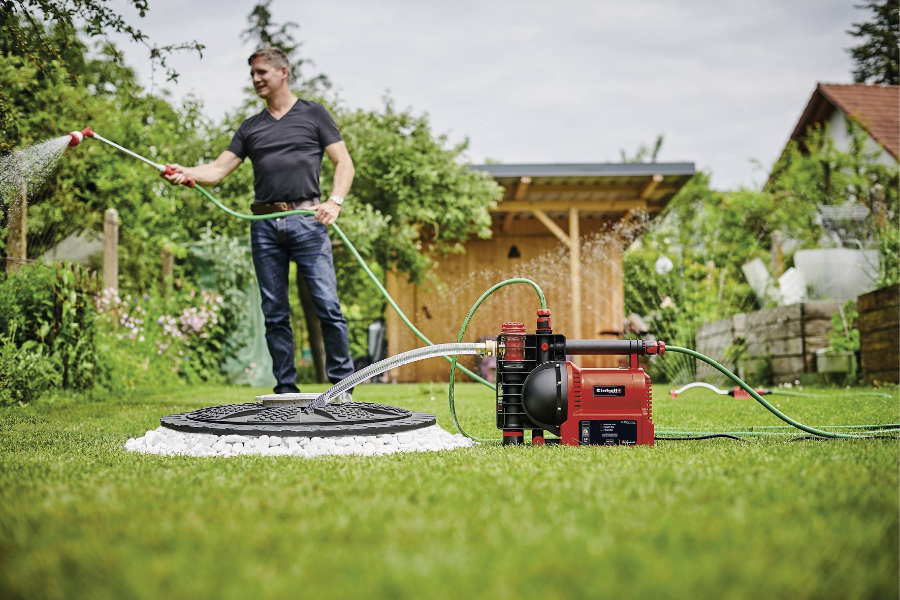 Einhell 4177010 GE-AW 1042 FS Hauswasserautomat 4200 l/h