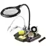 TOOLCRAFT TO-7580322 LED-Lupenleuchte mit 3. Hand Vergrößerungsfaktor=1.75 x, 4 x 100 mm TOOLCRAFT TO-7580322 LED-Lupenleuchte mit 3. Hand Vergrößerungsfaktor=1.75 x, 4 x 100 mm