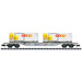 MiniTrix 15492 N Containertragwagen Lebensmittel coop der SBB