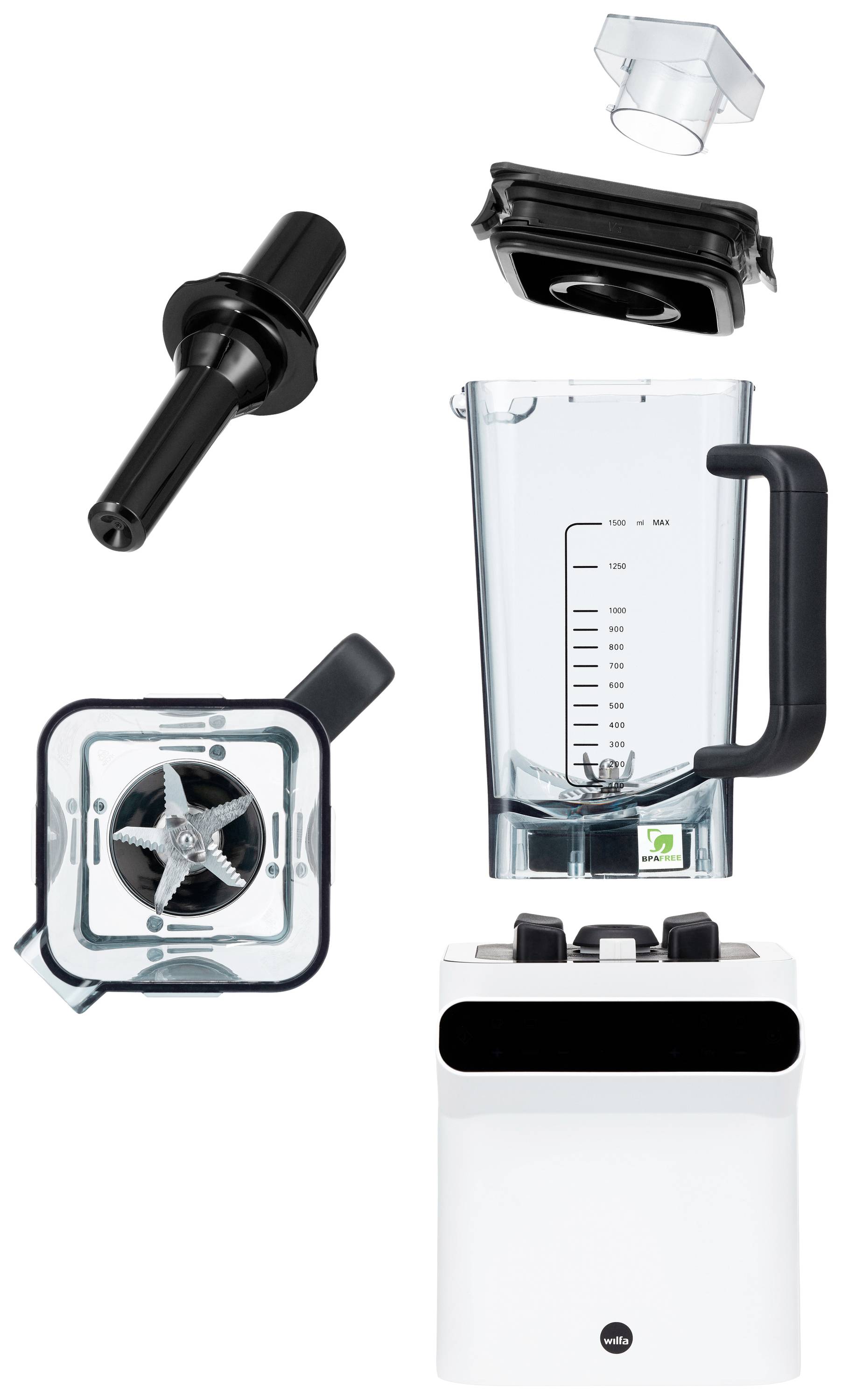 Wilfa BPFD-1680MW Standmixer 1680 W Weiß