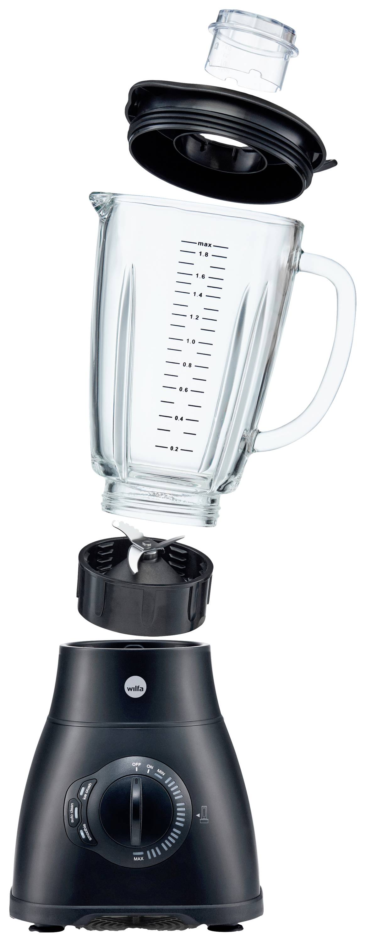 Wilfa BL1B-P1200 Standmixer 1200 W Schwarz