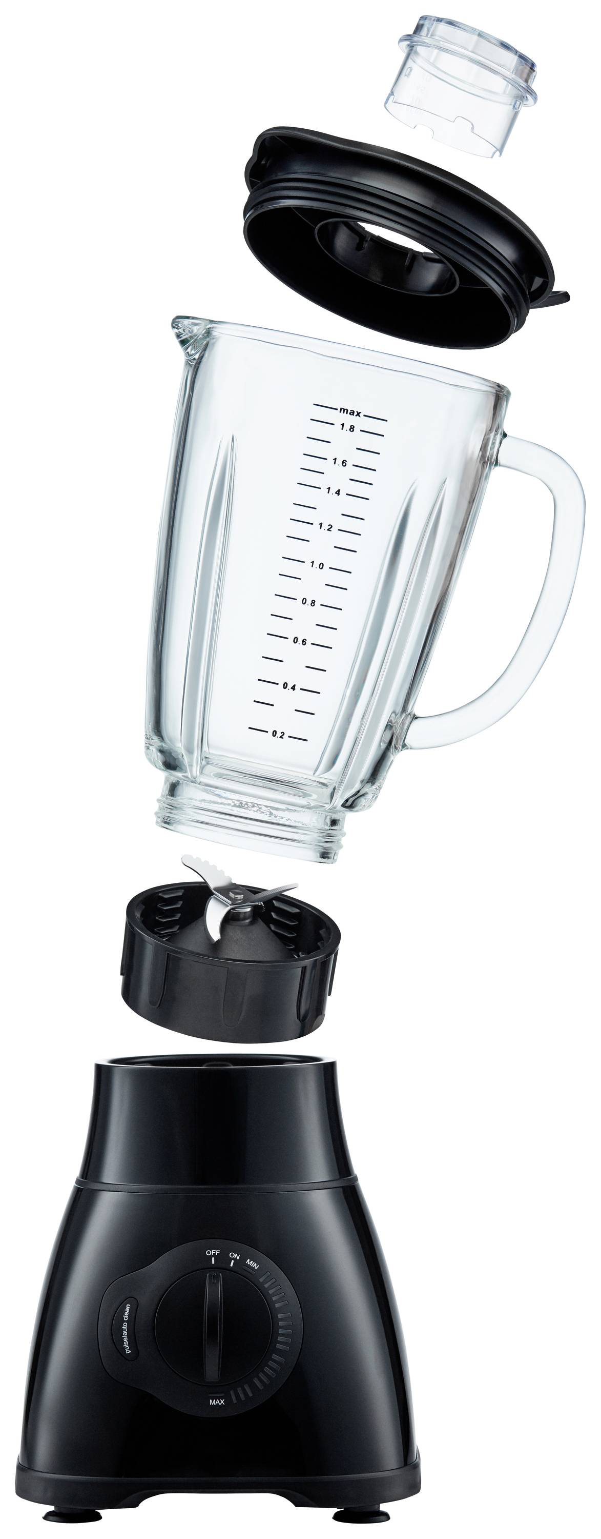 Wilfa BLP-1200B Standmixer 1200 W Schwarz