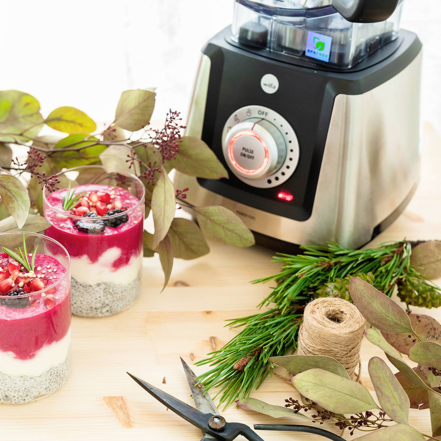 Wilfa BPF-1200S Standmixer 1200 W Silber