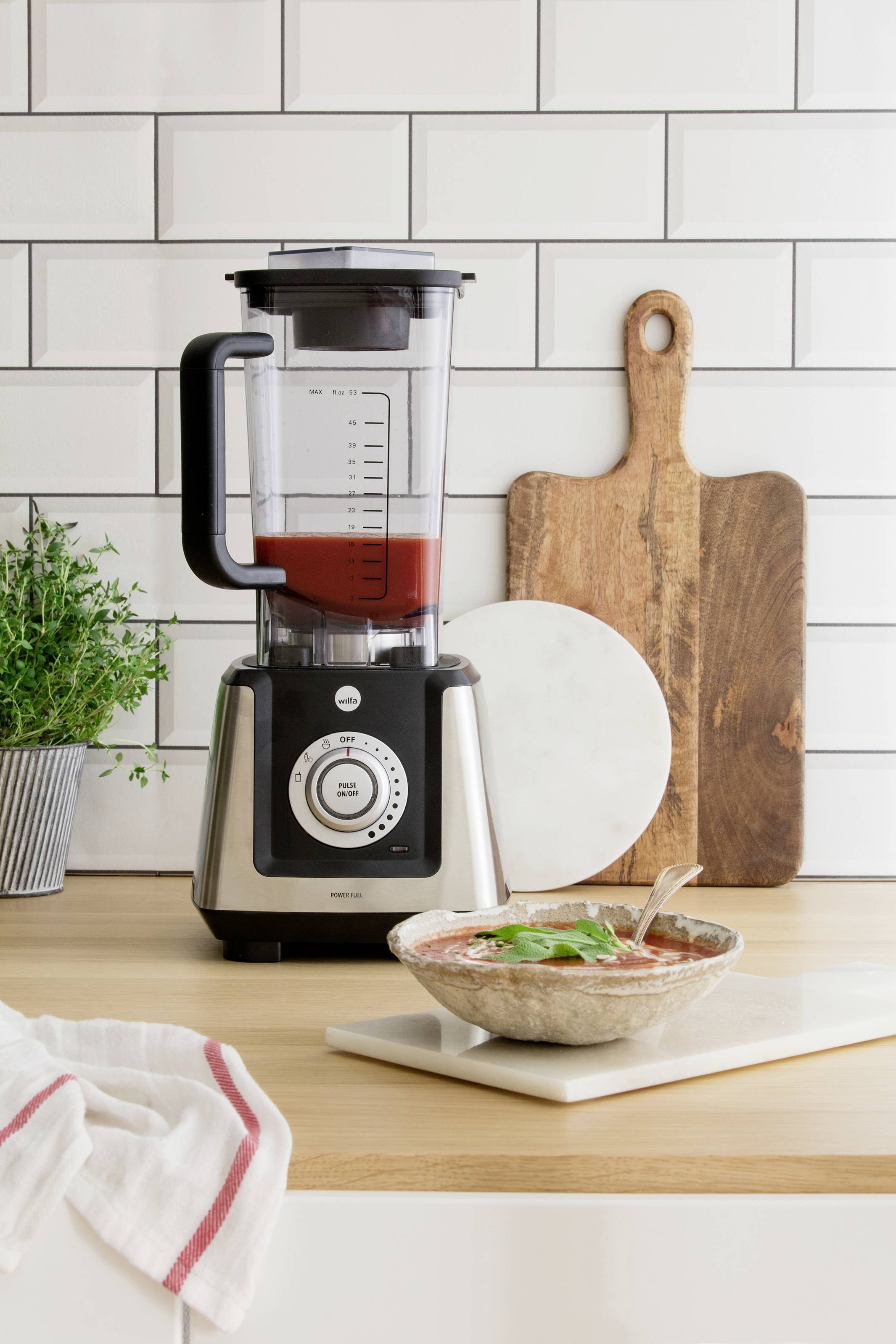 Wilfa BPF-1200S Standmixer 1200 W Silber