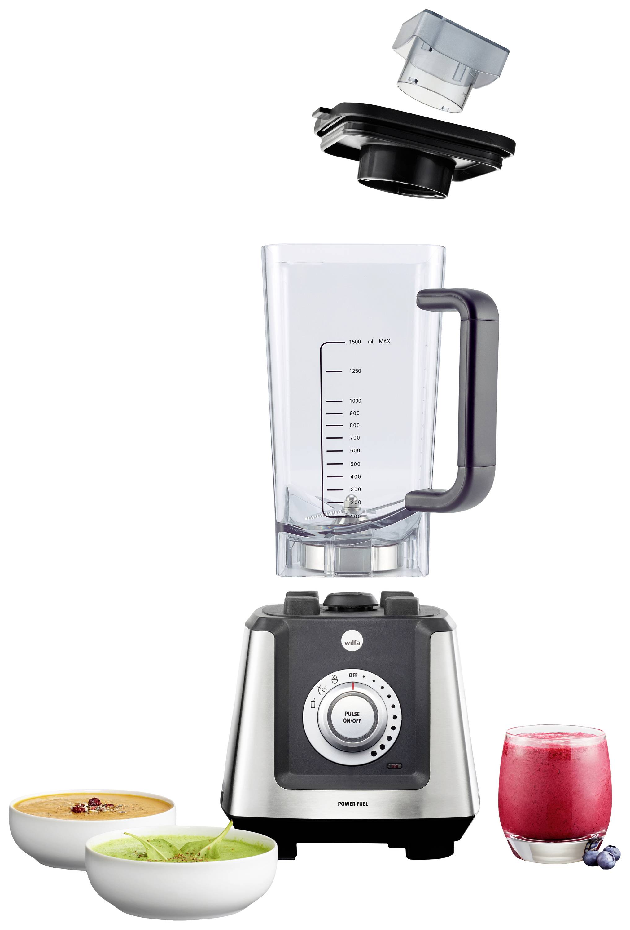 Wilfa BPF-1200S Standmixer 1200 W Silber