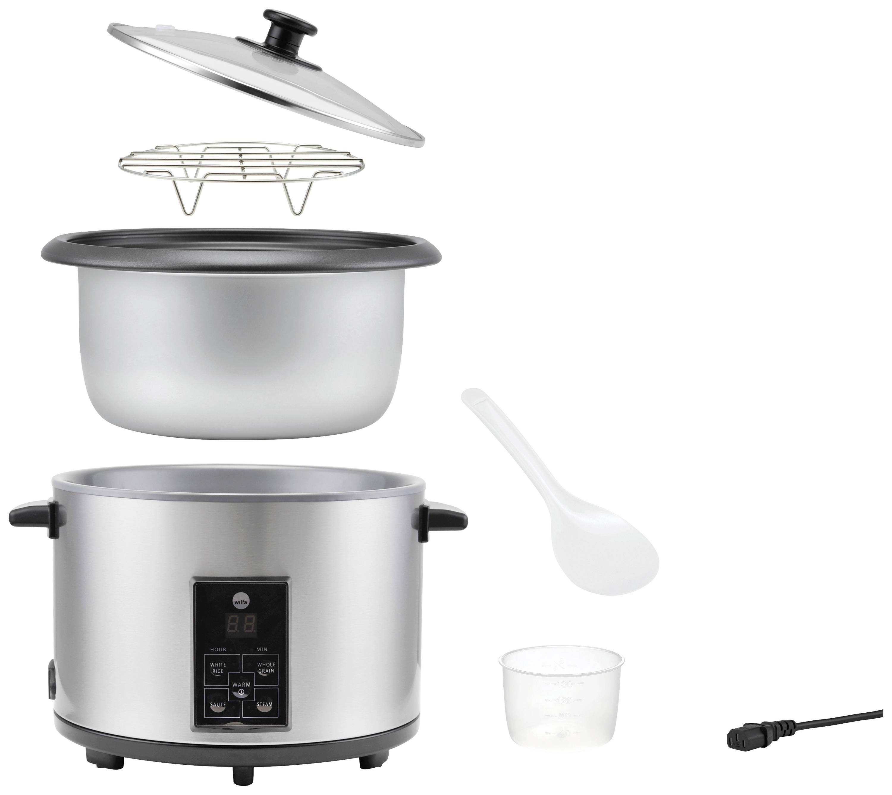 Wilfa RC-10CD Reiskocher Silber