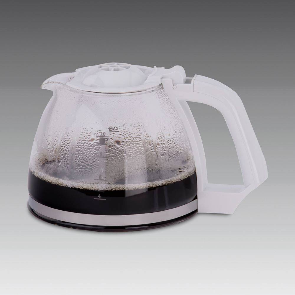 Cloer 5011 Kaffeemaschine Weiß Fassungsvermögen Tassen=10 Warmhaltefunktion