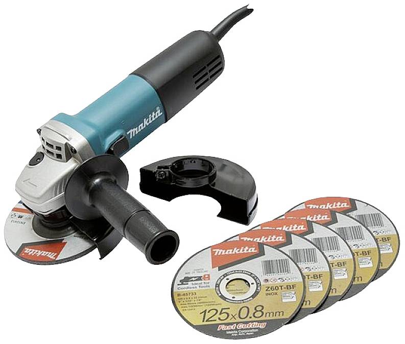 Makita 9558HNRX1 Winkelschleifer 125mm 840W