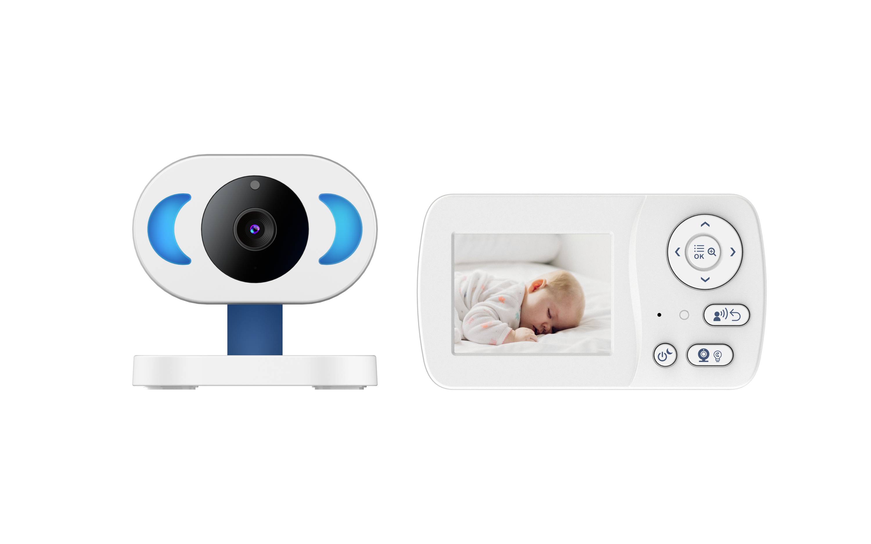 Telefunken VM-F200 Babyphone mit Kamera Digital 2.4 GHz