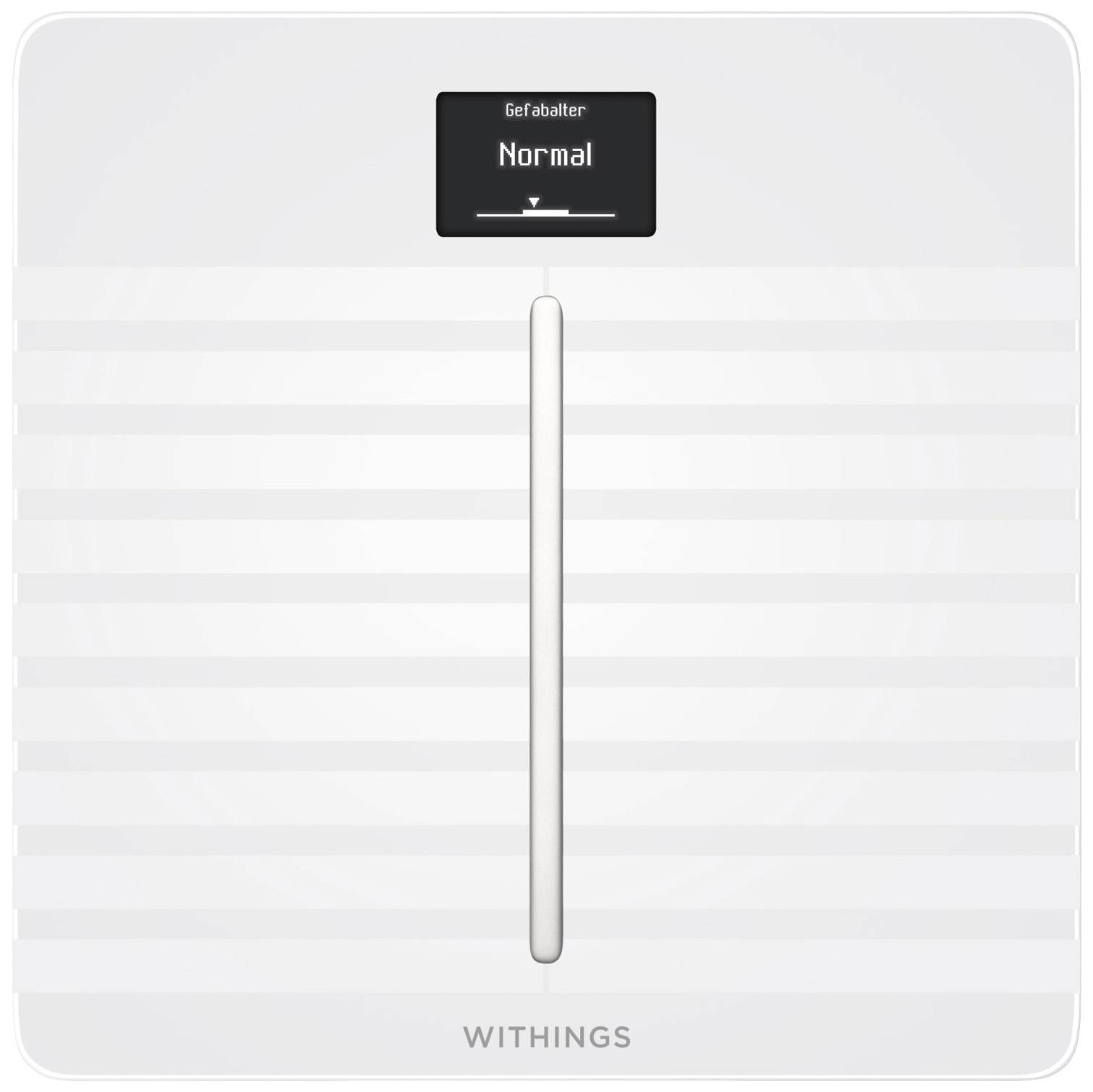 Withings Body Cardio Körperanalysewaage Wägebereich (max.)=180 kg Weiß Mit Bluetooth, Wetteranzeige
