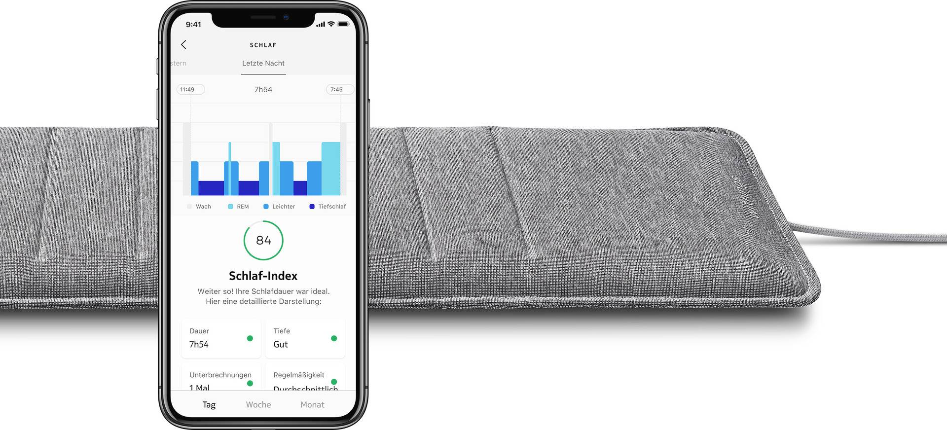 WITHINGS Sleep - Schlaf-Tracker - Wi-Fi, Bluetooth - 350 g