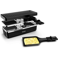 Tefal RE2308 Raclette Schwarz/Silber Tefal RE2308 Raclette Schwarz/Silber