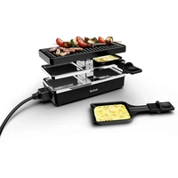 Tefal RE2308 Raclette Schwarz/Silber Tefal RE2308 Raclette Schwarz/Silber