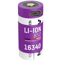 Ansmann 16340 USB-C® Akku 16340 Li-Ion 3.6 V 850 mAh 1 St. Ansmann 16340 USB-C® Akku 16340 Li-Ion 3.6 V 850 mAh 1 St.