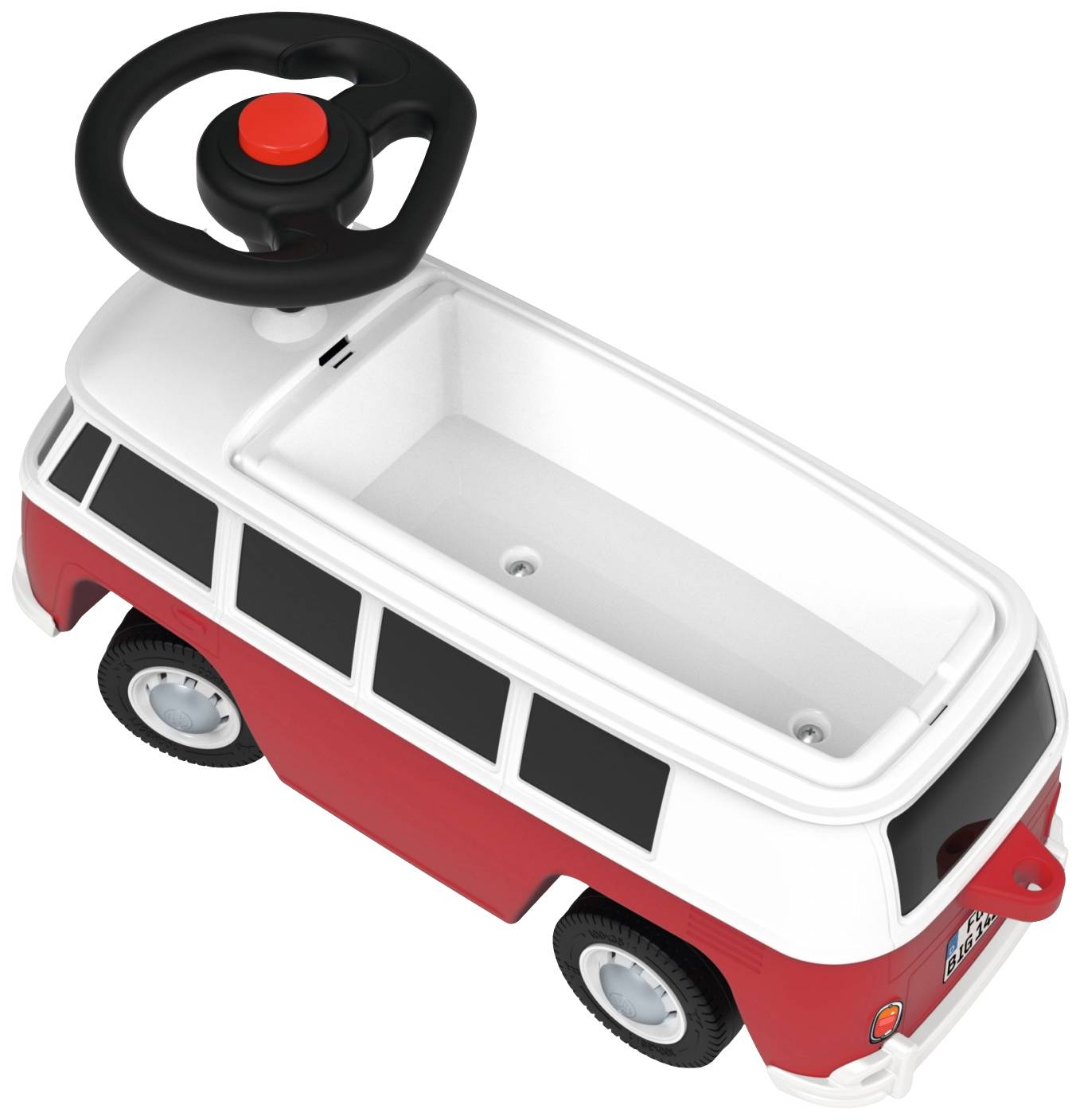 Baby VW T1 Rot von BIG mit Hupe