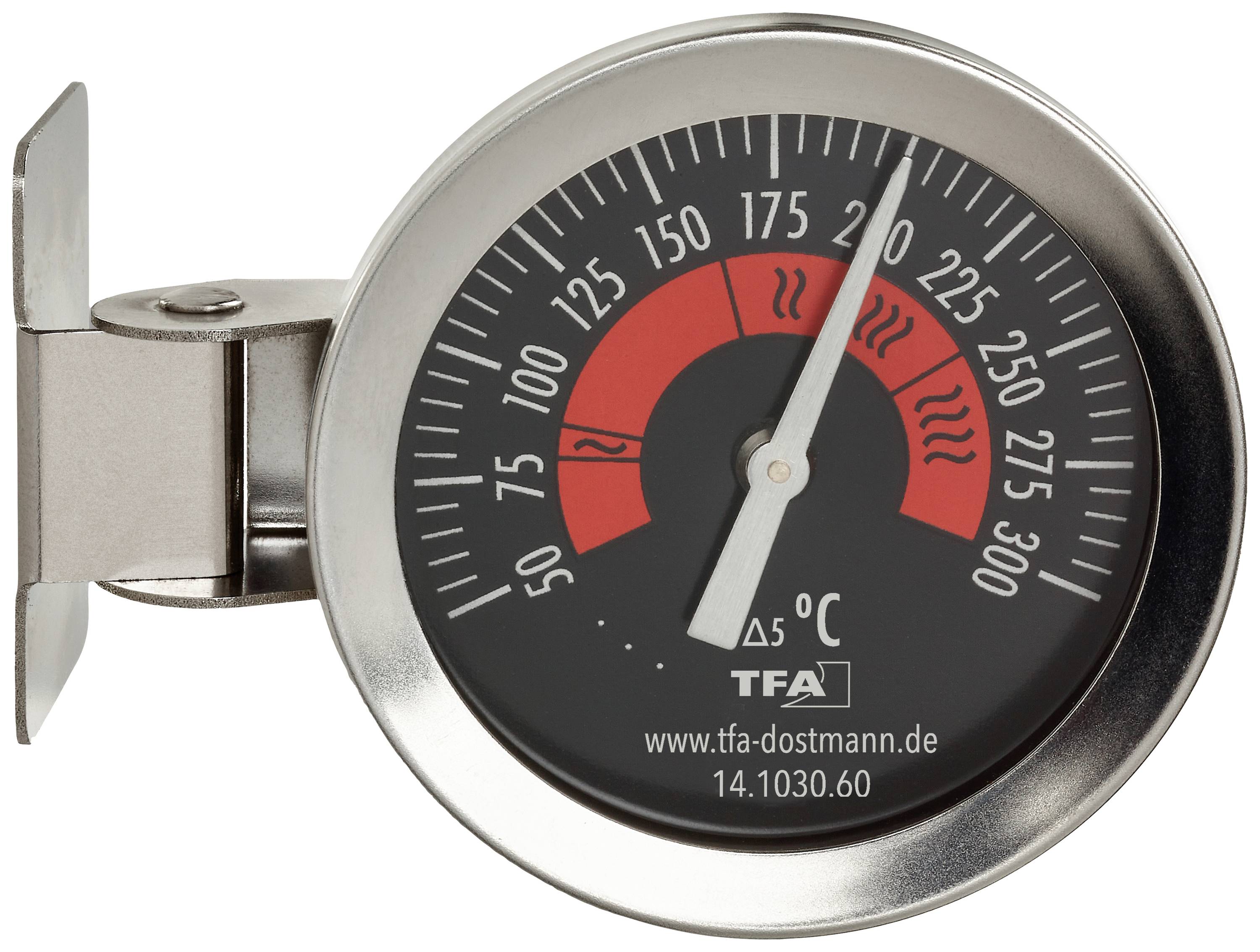 TFA Dostmann 14.1030.60 Backofen-Thermometer Niedergaren