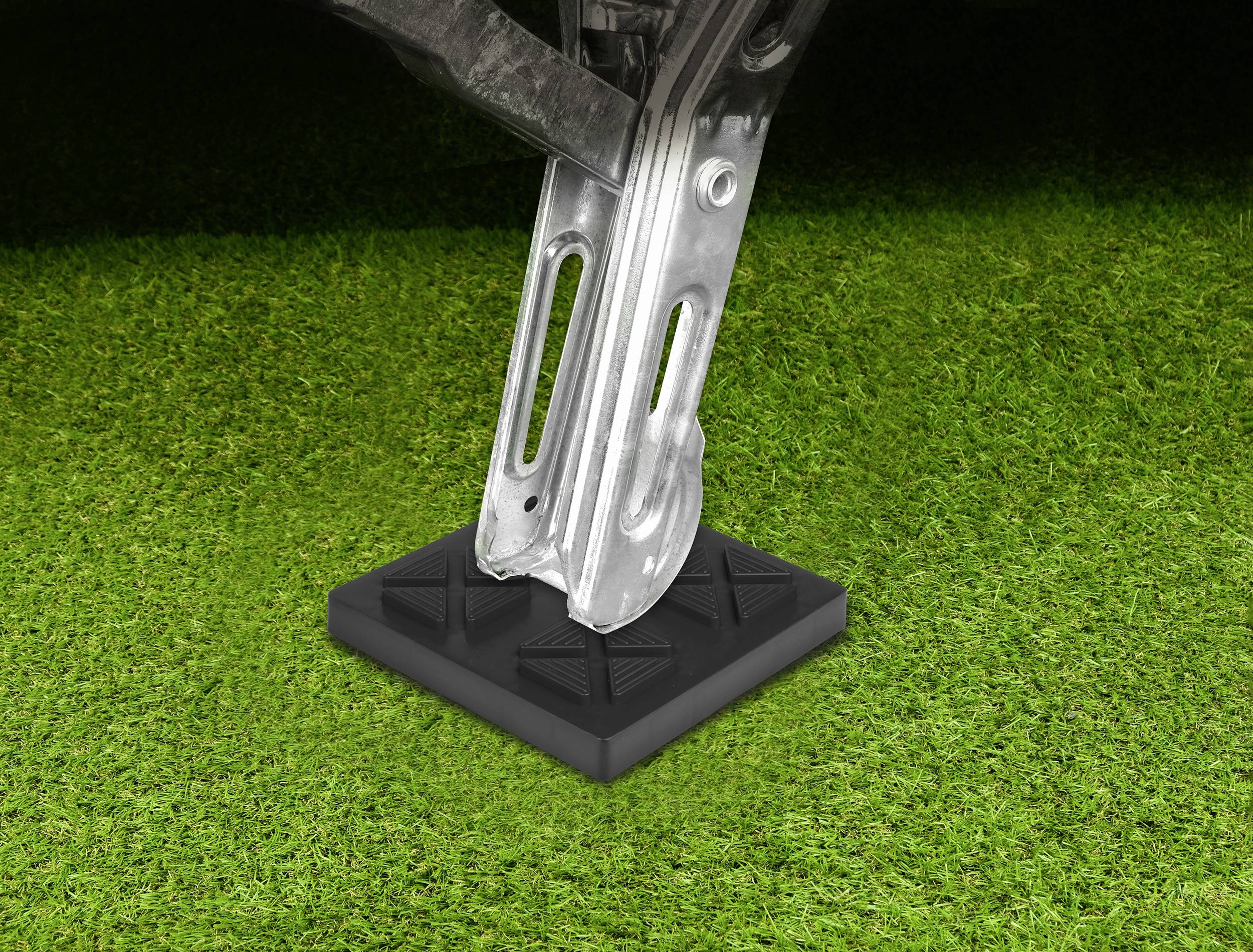 Calima 46057 Ausgleichskeil, Stufenkeil 2500kg PP 24cm x 24cm x 25mm