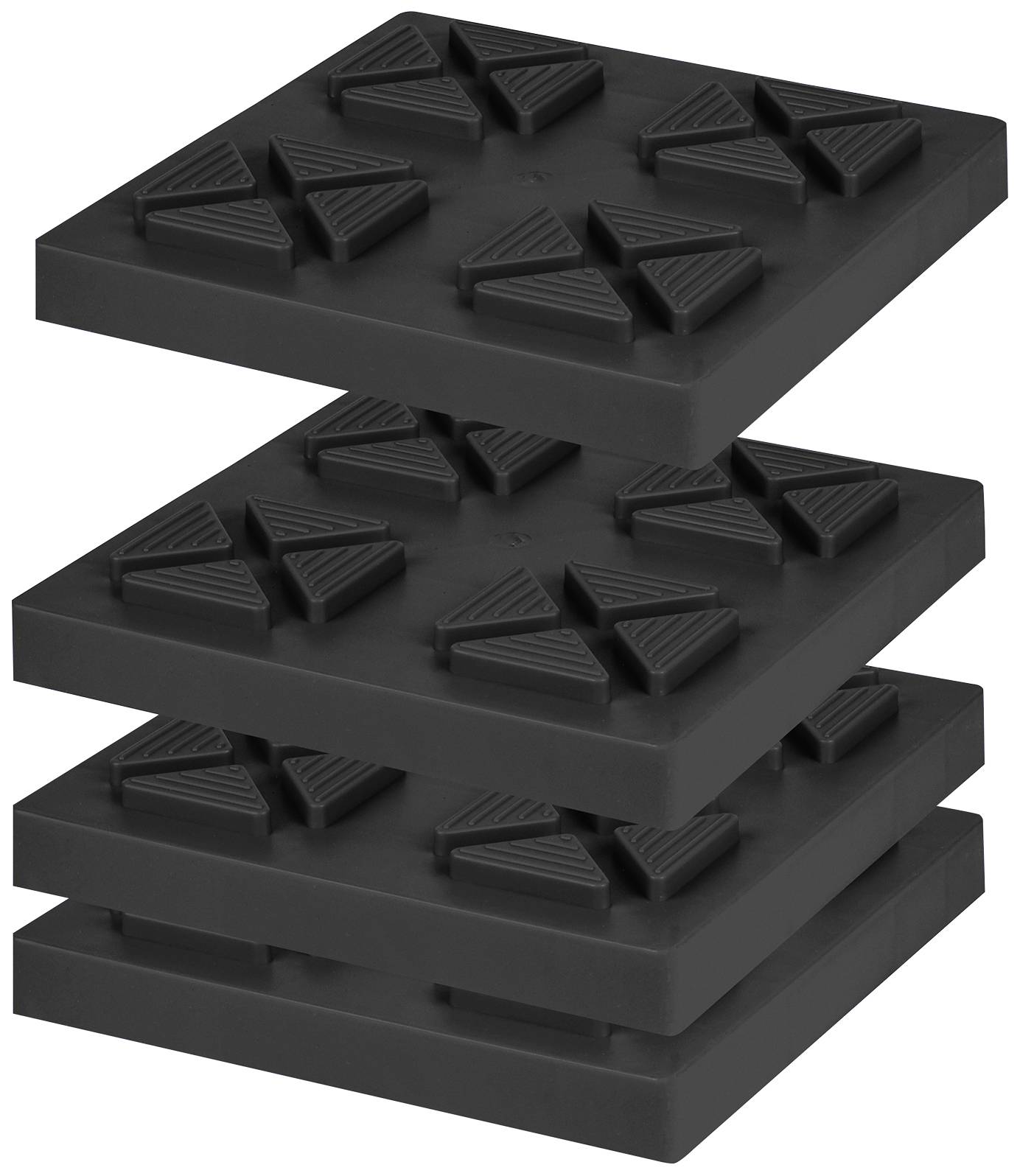 Calima 46057 Ausgleichskeil, Stufenkeil 2500kg PP 24cm x 24cm x 25mm