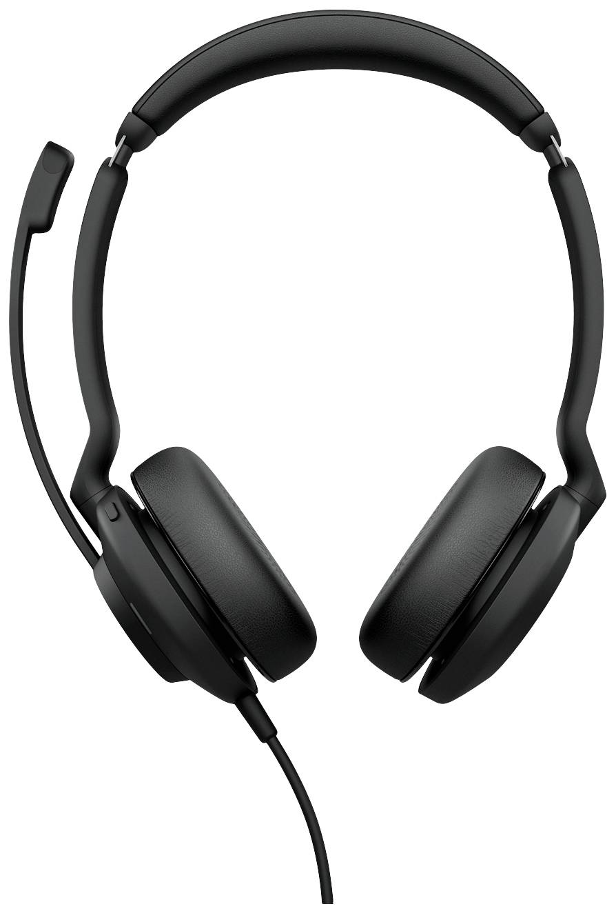 Jabra Evolve2 30 UC Telefon On Ear Headset kabelgebunden Stereo Schwarz Mikrofon-Stummschaltung