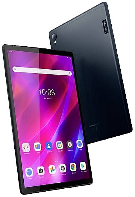 Lenovo Tab K10 WiFi, LTE/4G, UMTS/3G, GSM/2G 128GB Schwarz Android-Tablet 26.2cm (10.3 Zoll) 2.3GHz MediaTek Android™ 11 1920